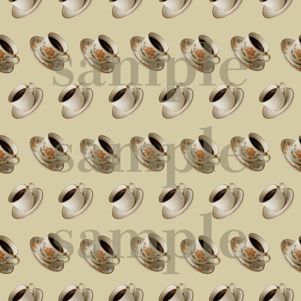【デジタルペーパー】純喫茶_コーヒー 4セット×2色セット