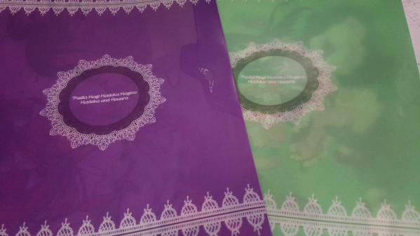 まどほむクリアファイル×ポストカードセット