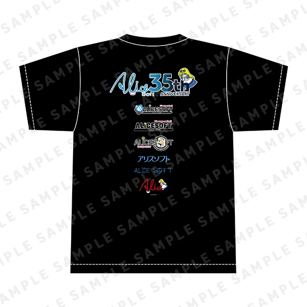ALICEの館35　歴代アリスロゴ　Tシャツ