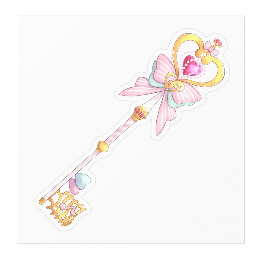 奏音スピカのステッカー(魔法のステッキ)