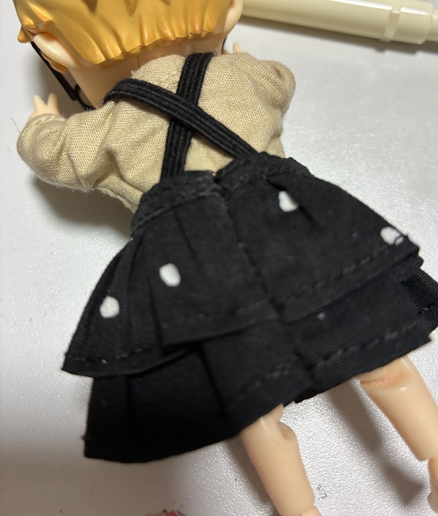 フリルどっとオーバーオールスカート