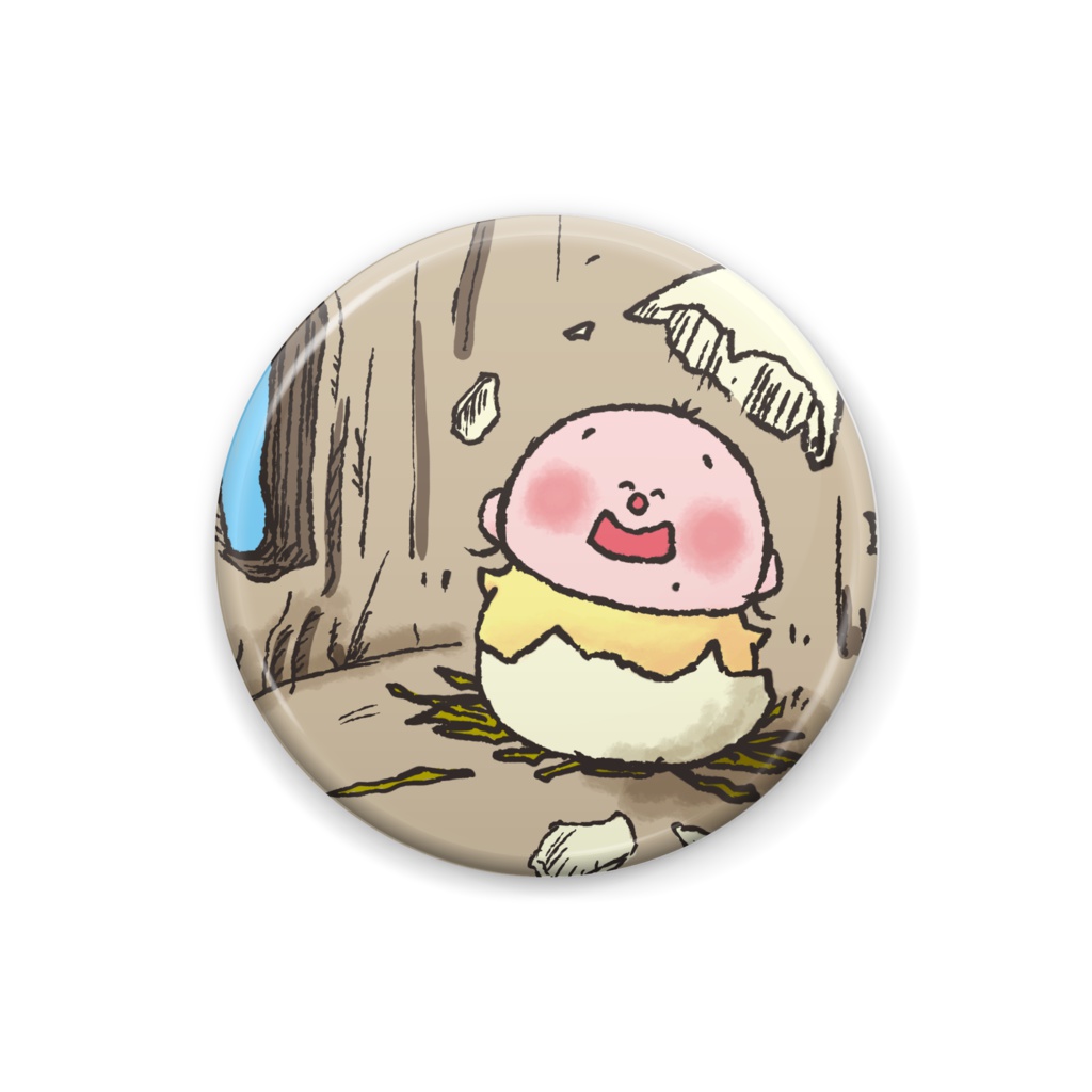 りぼーんバッチ