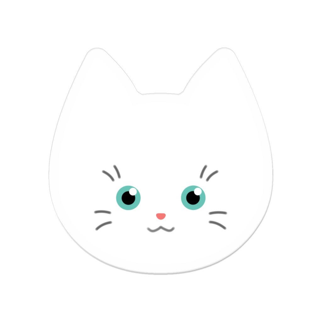 ネコちゃんアクリルバッジ