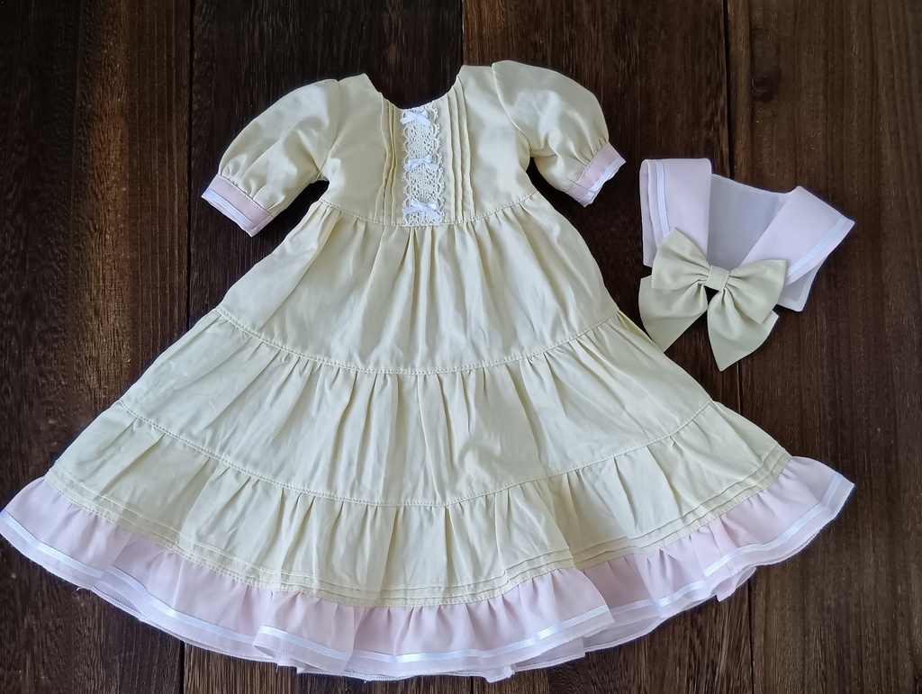 セーラーワンピース(クリーム)