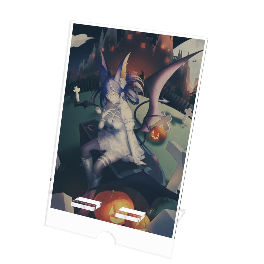 2025ハロウィンイラストスマホスタンド