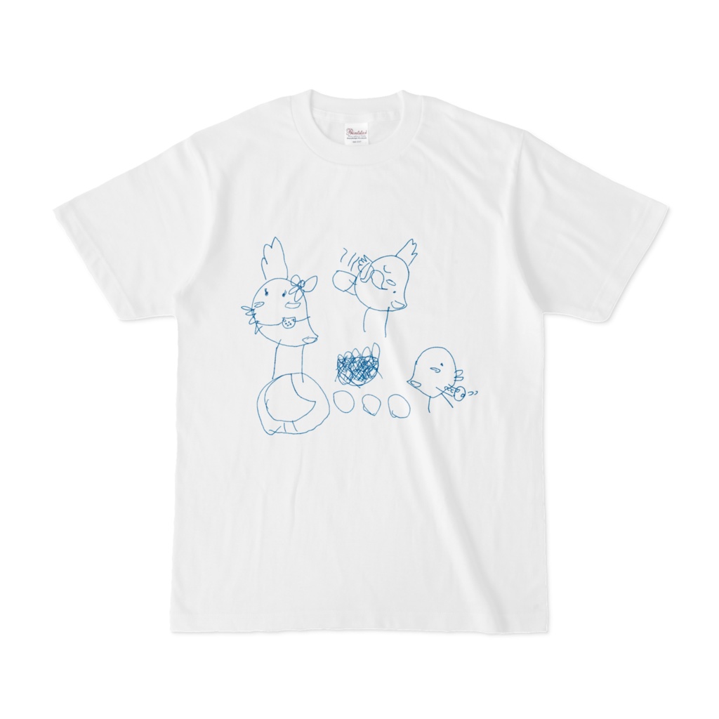 ニワヒリファミリー(背面は宝の地図)