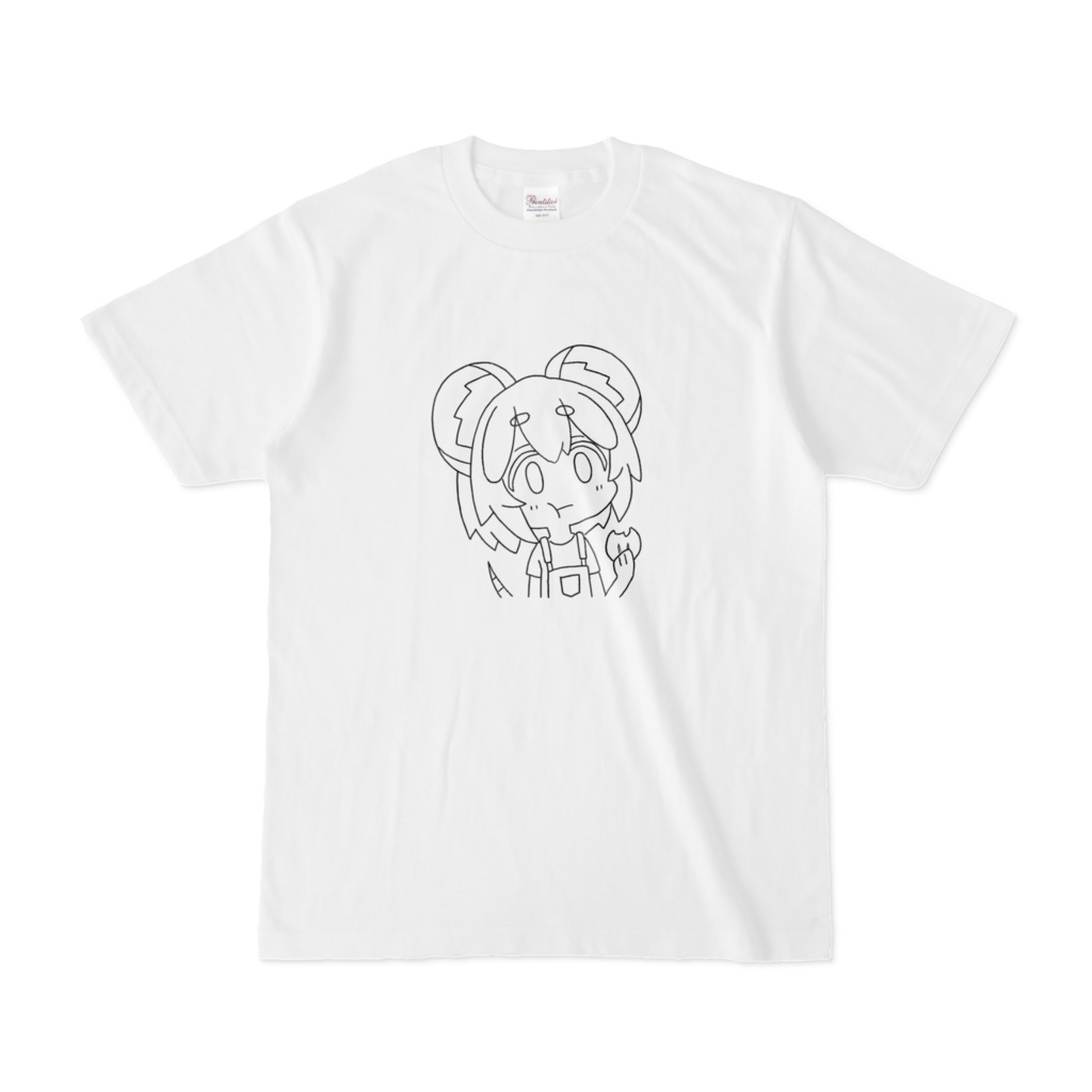 おとぼけネズミ獣人くん ラインアートTシャツ
