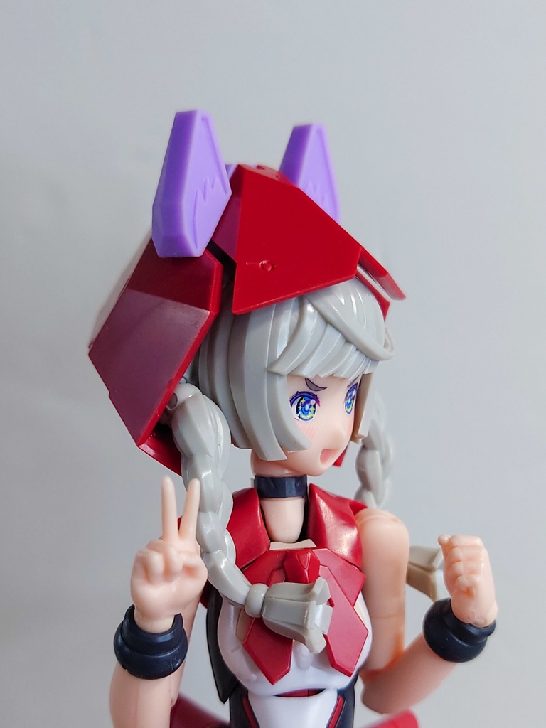 赤ずきんちゃんのフードを狼耳にするパーツ