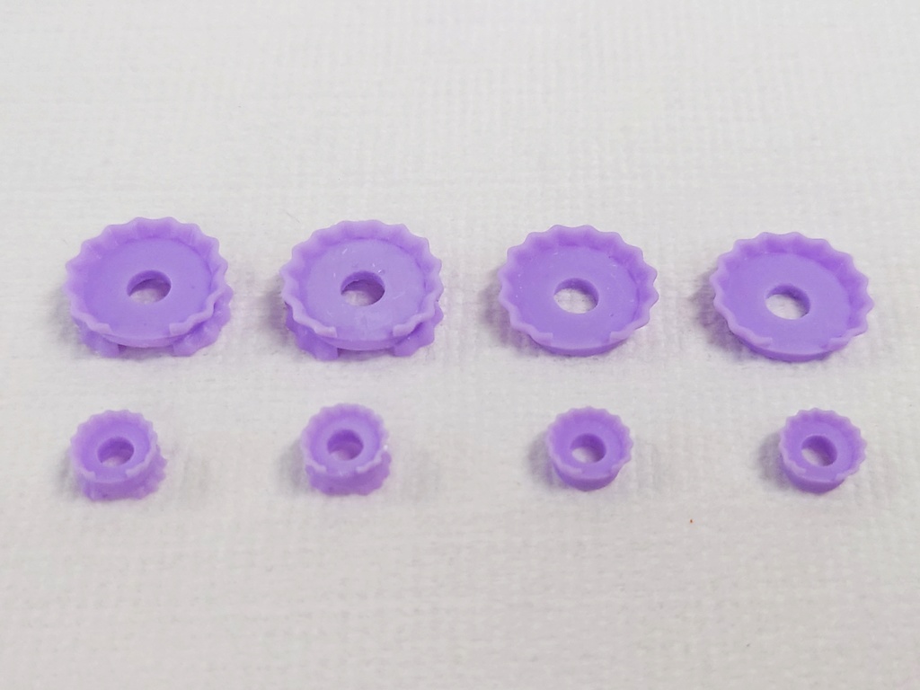 シンプルめな上腕と太もも用フリルリング