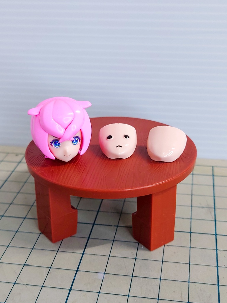 タコっぽいヘッドパーツ 1/12用