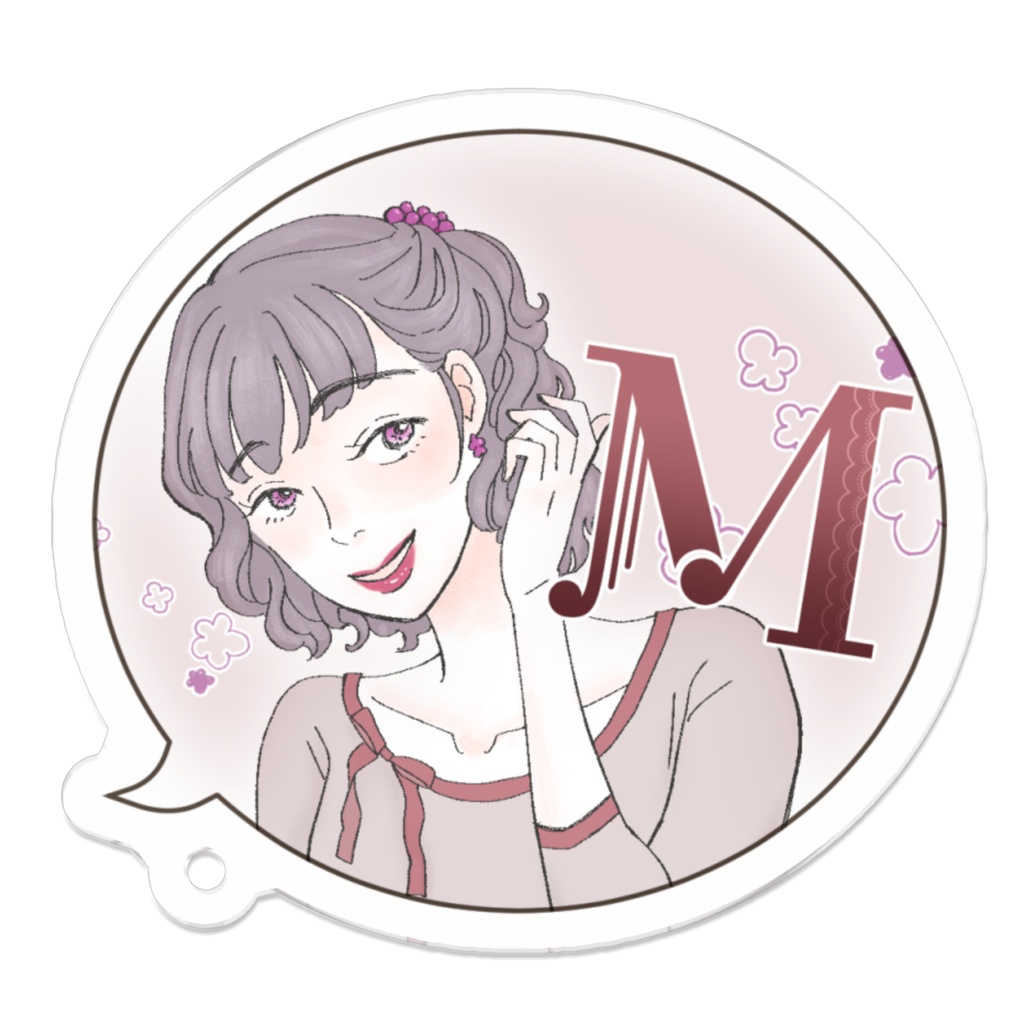 アクキー【イニシャルM】