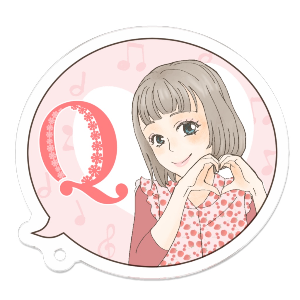アクキー【イニシャルQ】