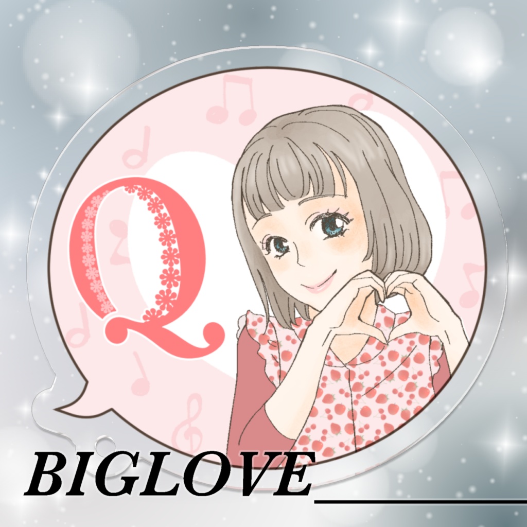 アクキー【イニシャルQ】