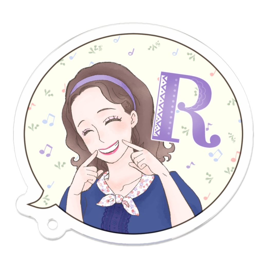 アクキー【イニシャルR】