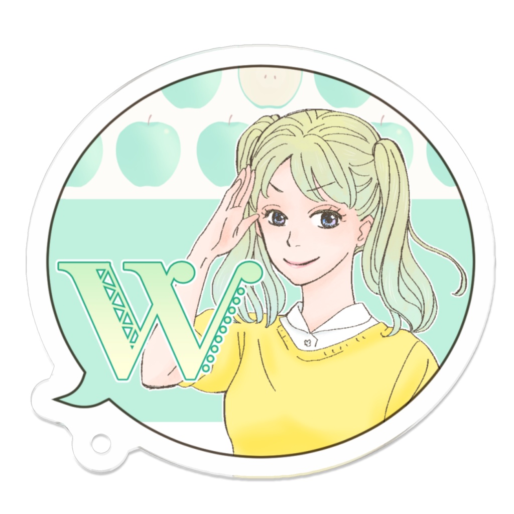 アクキー【イニシャルW】