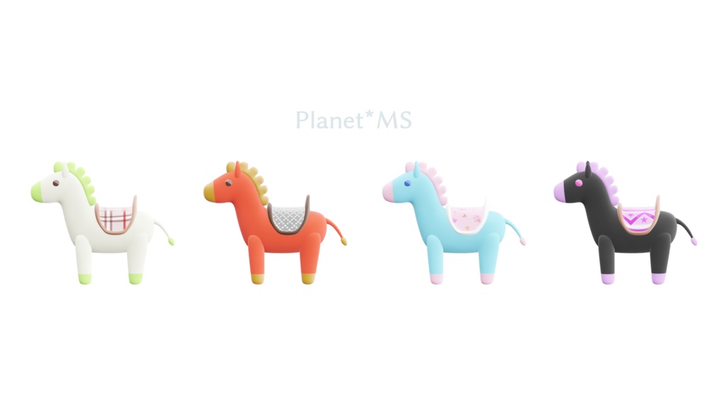 馬の画像（３ｄ）