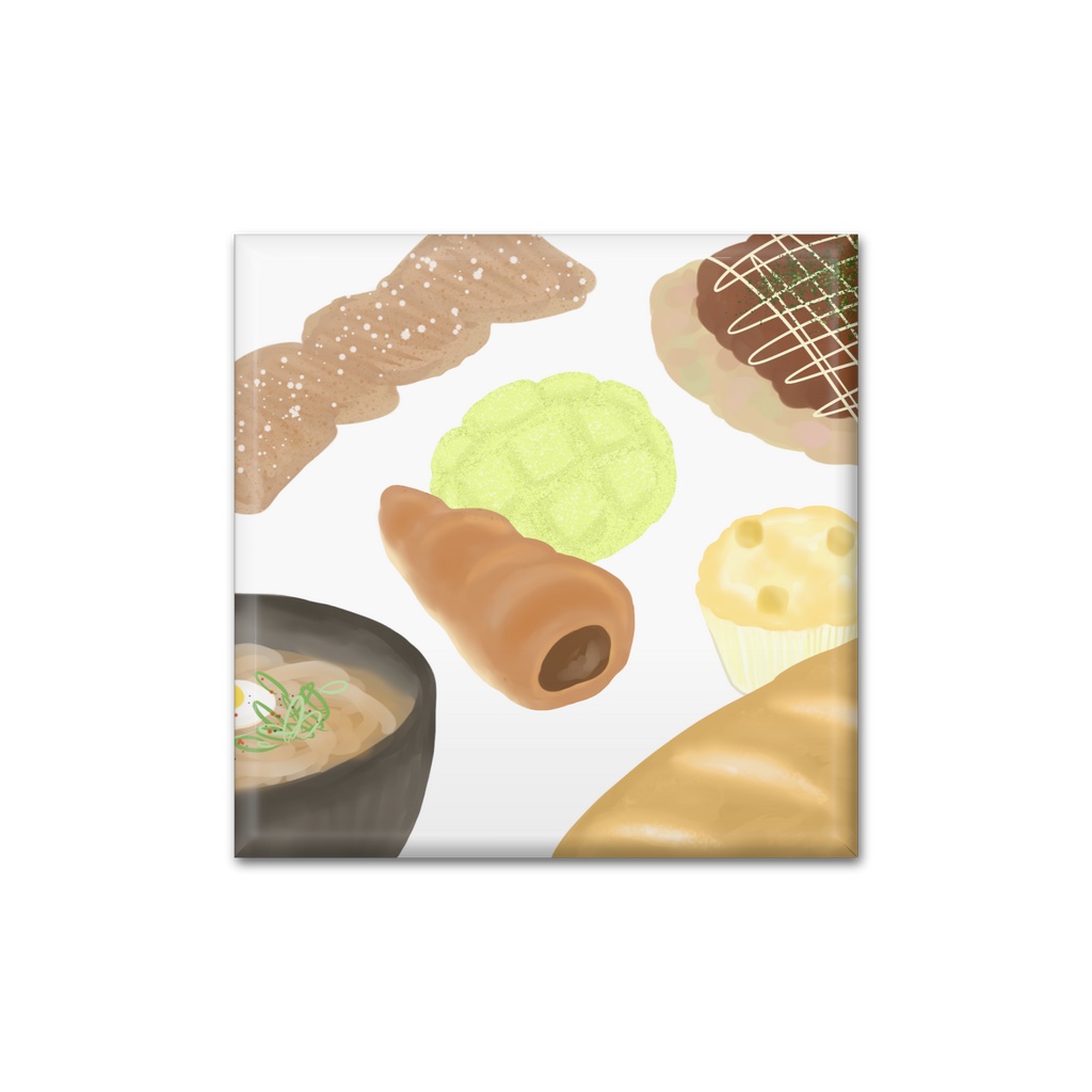 小麦粉缶バッジ