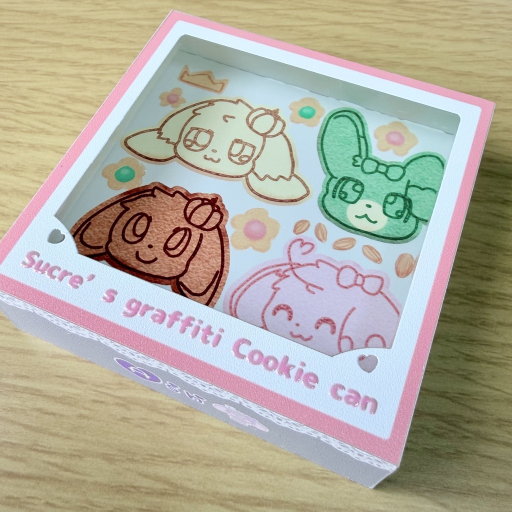 【限定1個】クッキー缶風アクリルブロック