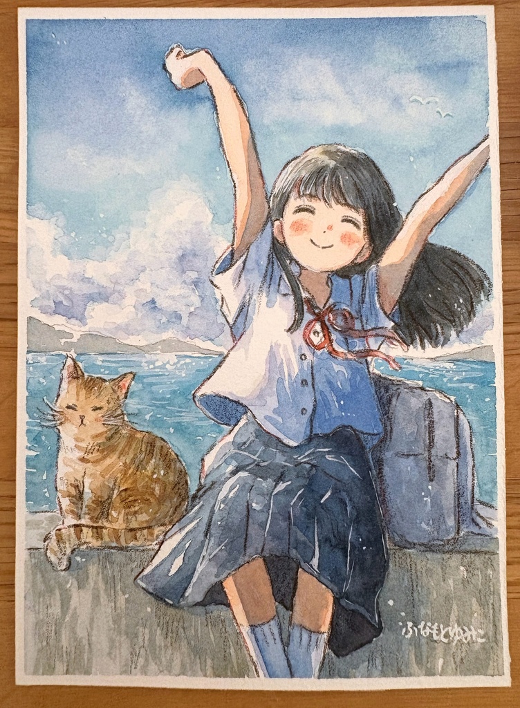 ともだちと海へ