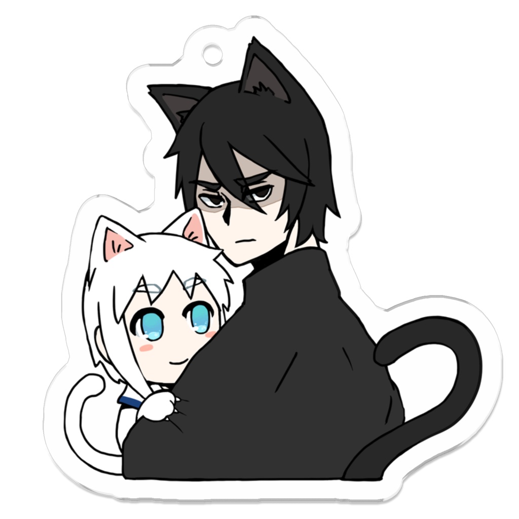 猫ゲルキアクリルキーホルダー