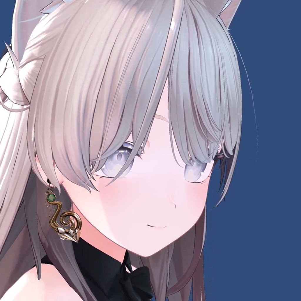 VRC想定 イヤリング 「WindStone」(Quest対応有)