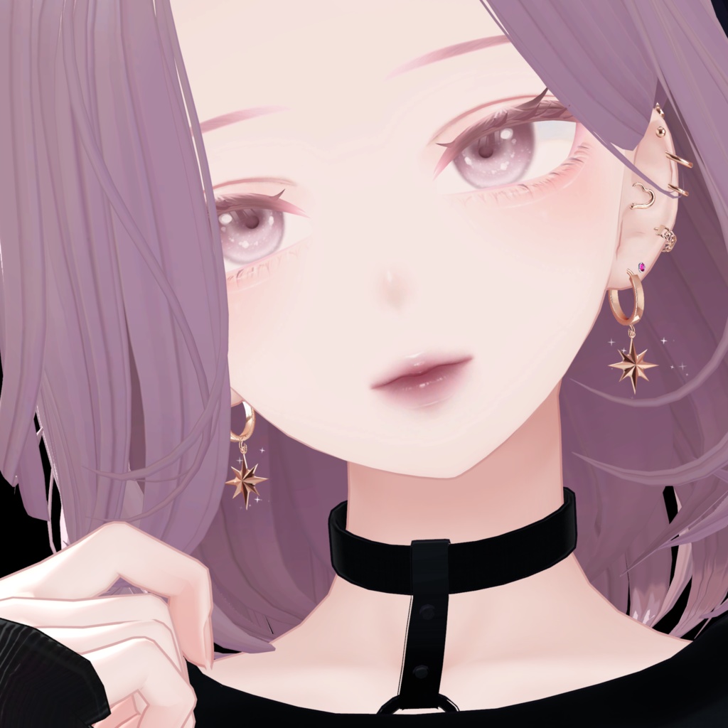 【MA対応】パーティクルピアスSTELLAR森羅対応