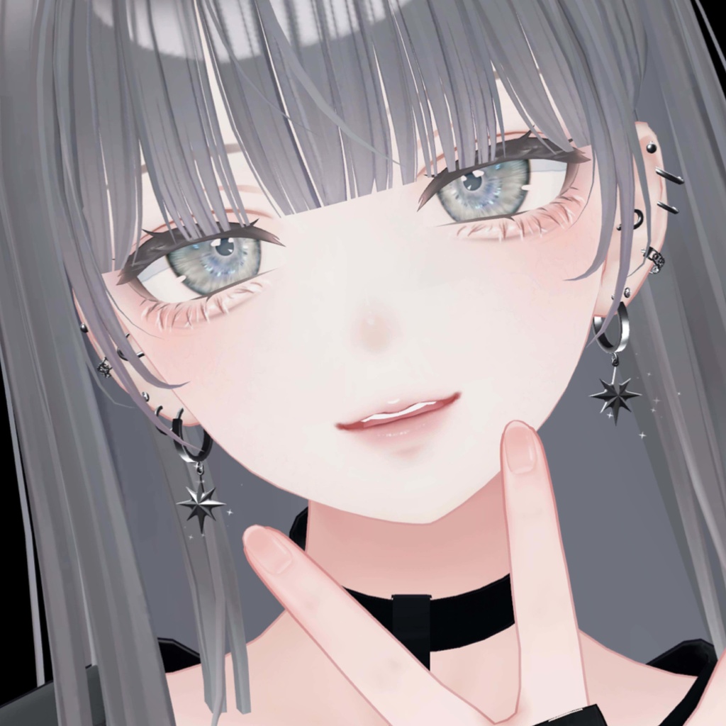 【MA対応】パーティクルピアスSTELLAR森羅対応