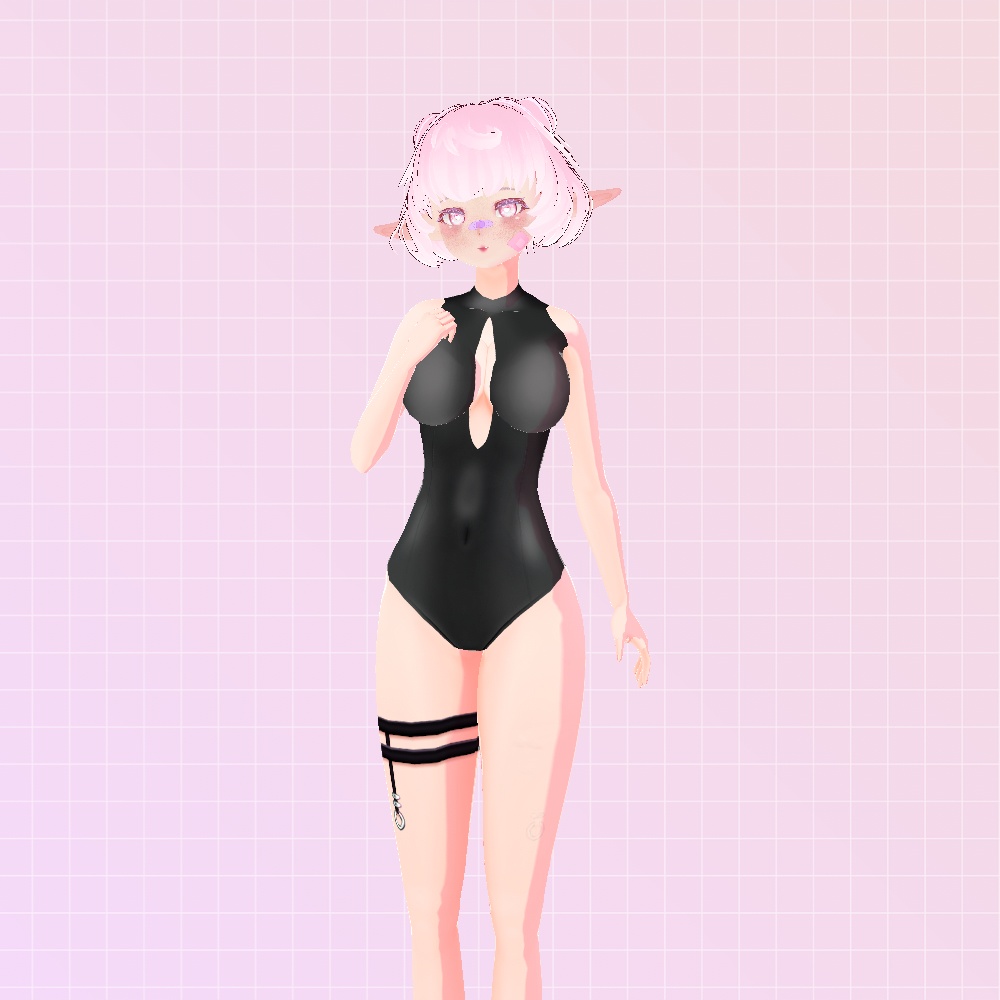 (Free Version) Sexy Latex Bodysuit