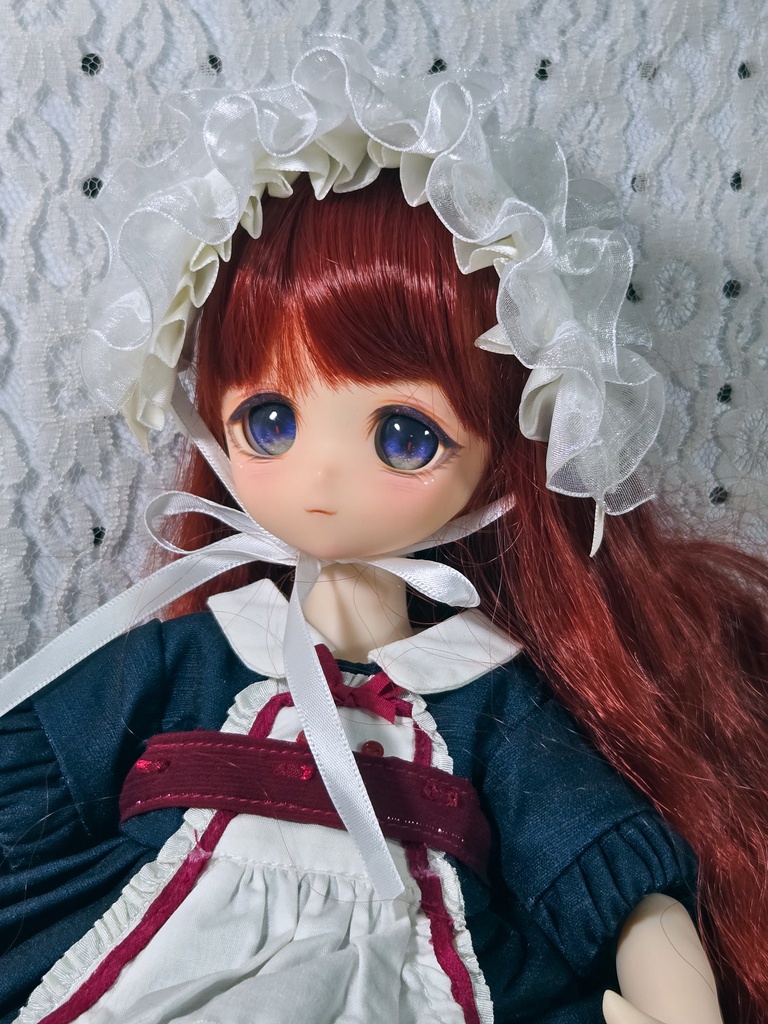 ハーフボンネット風ヘッドドレス