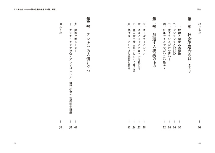 アンチ社会ism━━資本主義の街、東京。