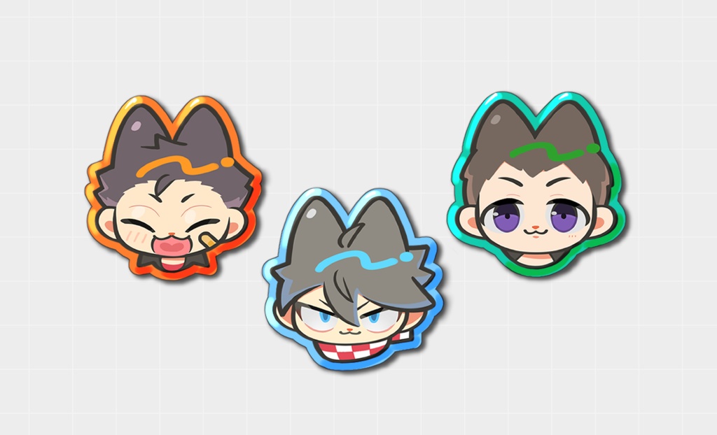 けもみみピンバッジ