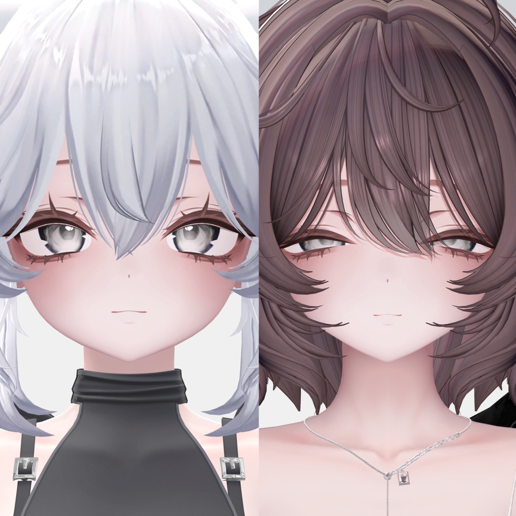 【しお/Sio】Face Blendshape + 17 Animation