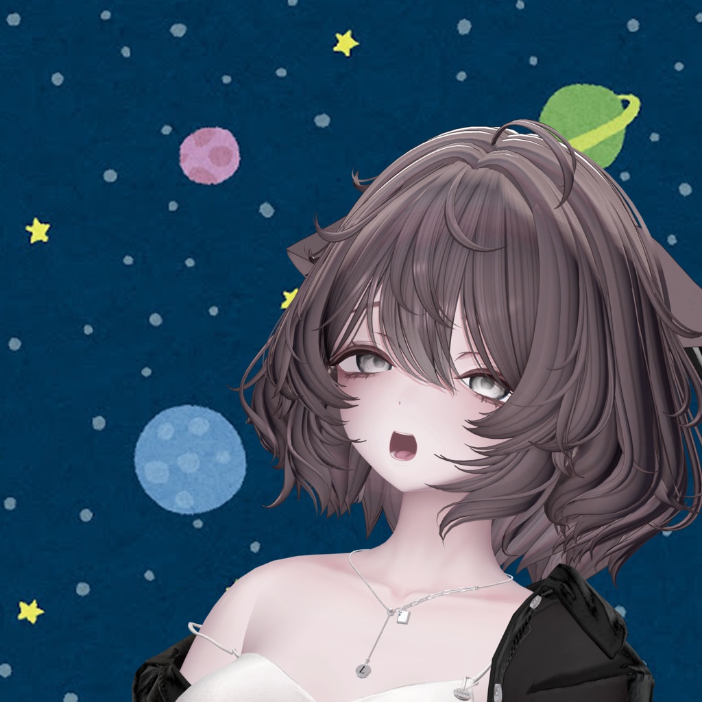 【しお/Sio】Face Blendshape + 17 Animation