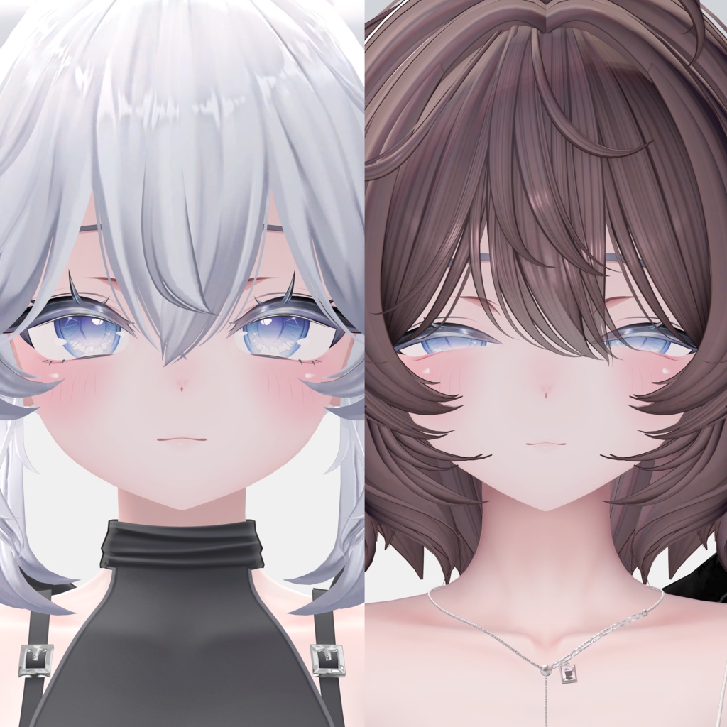 【しお/Sio】Face Blendshape + 17 Animation