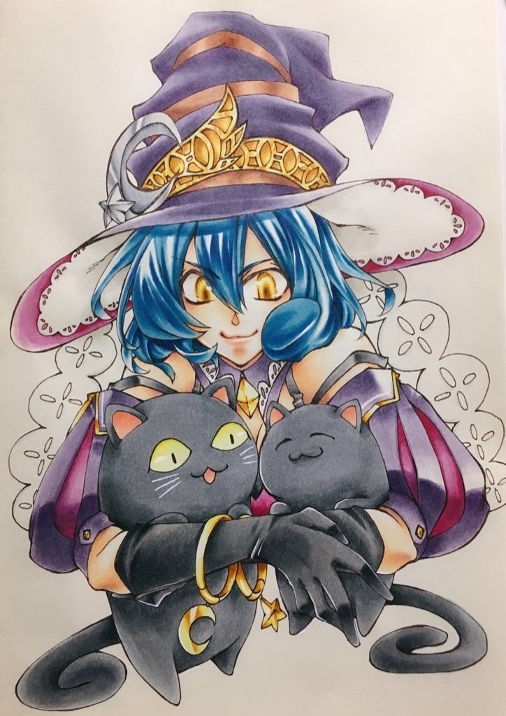 カラーイラスト(メギド72/オリアス)