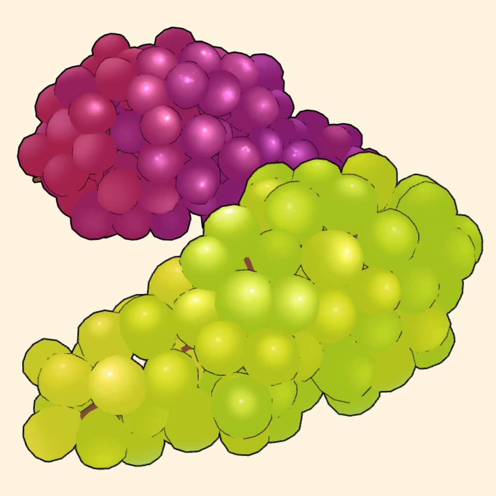 3Dフルーツ素材セット (14種類) | Fruit Props for CLIP STUDIO