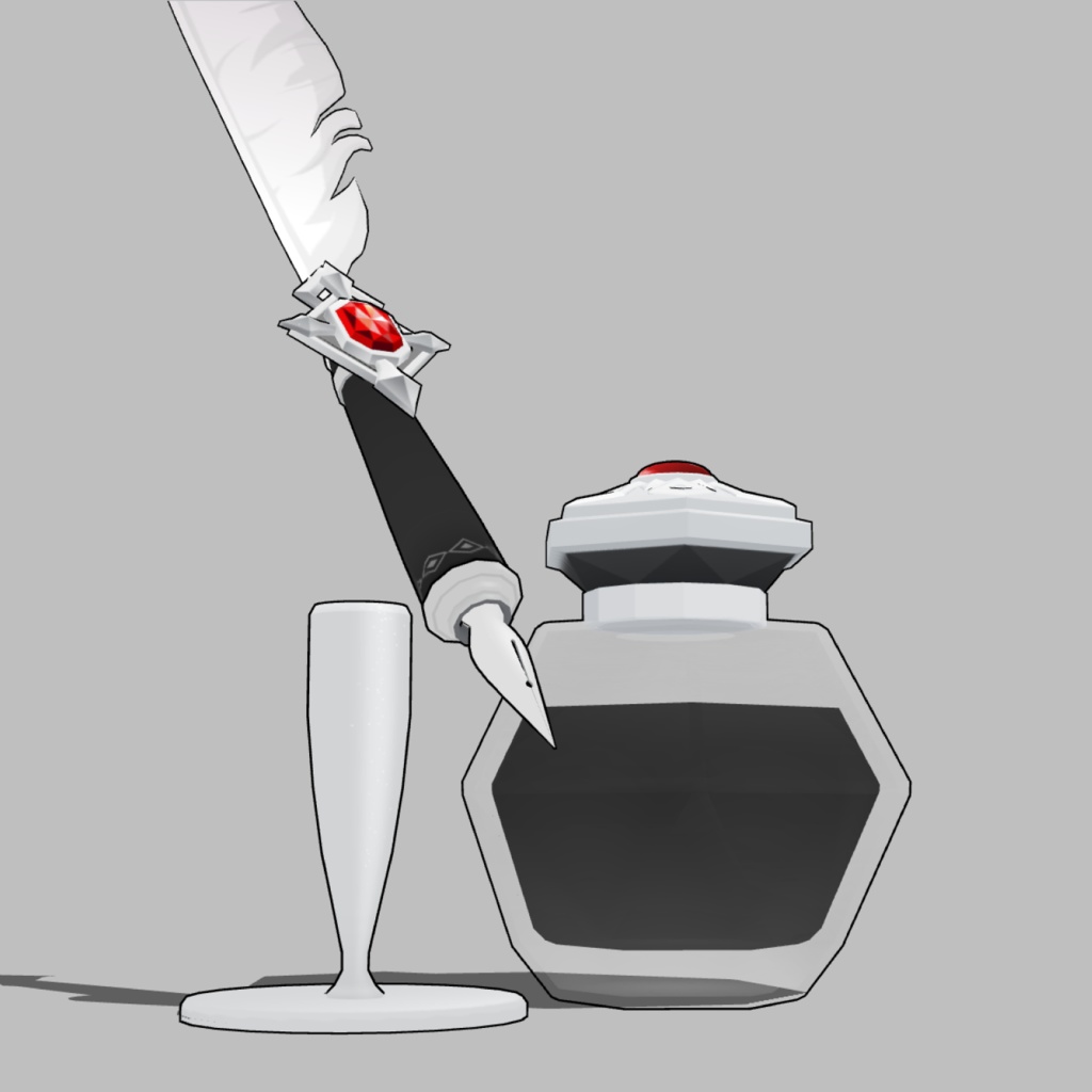 3D羽根ペン素材 Simpleリーズ (12種類) 漫画・イラスト用