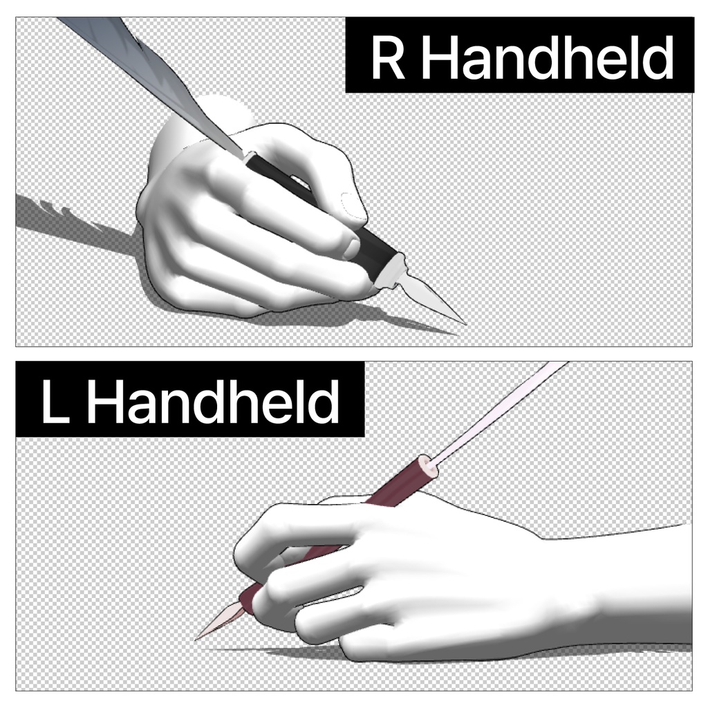 3D羽根ペン素材 Princeシリーズ (12種類) 漫画・イラスト用