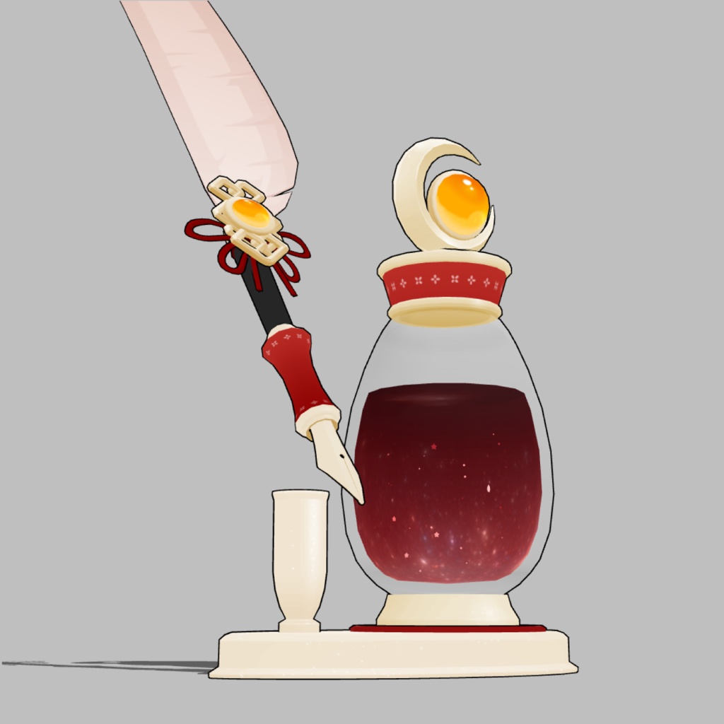 3D羽根ペン素材 Fantasy シリーズ (12種類) 漫画・イラスト用