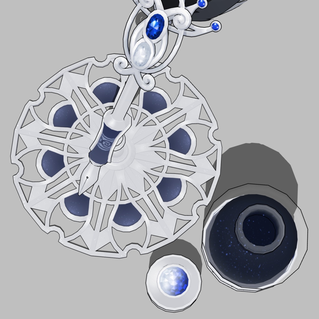 3D羽根ペン素材 Luxury シリーズ (20種類) 漫画・イラスト用