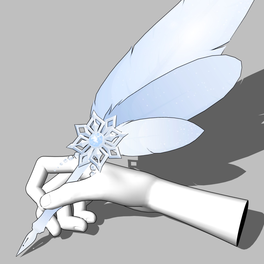 3D羽根ペン素材 Luxury シリーズ (20種類) 漫画・イラスト用