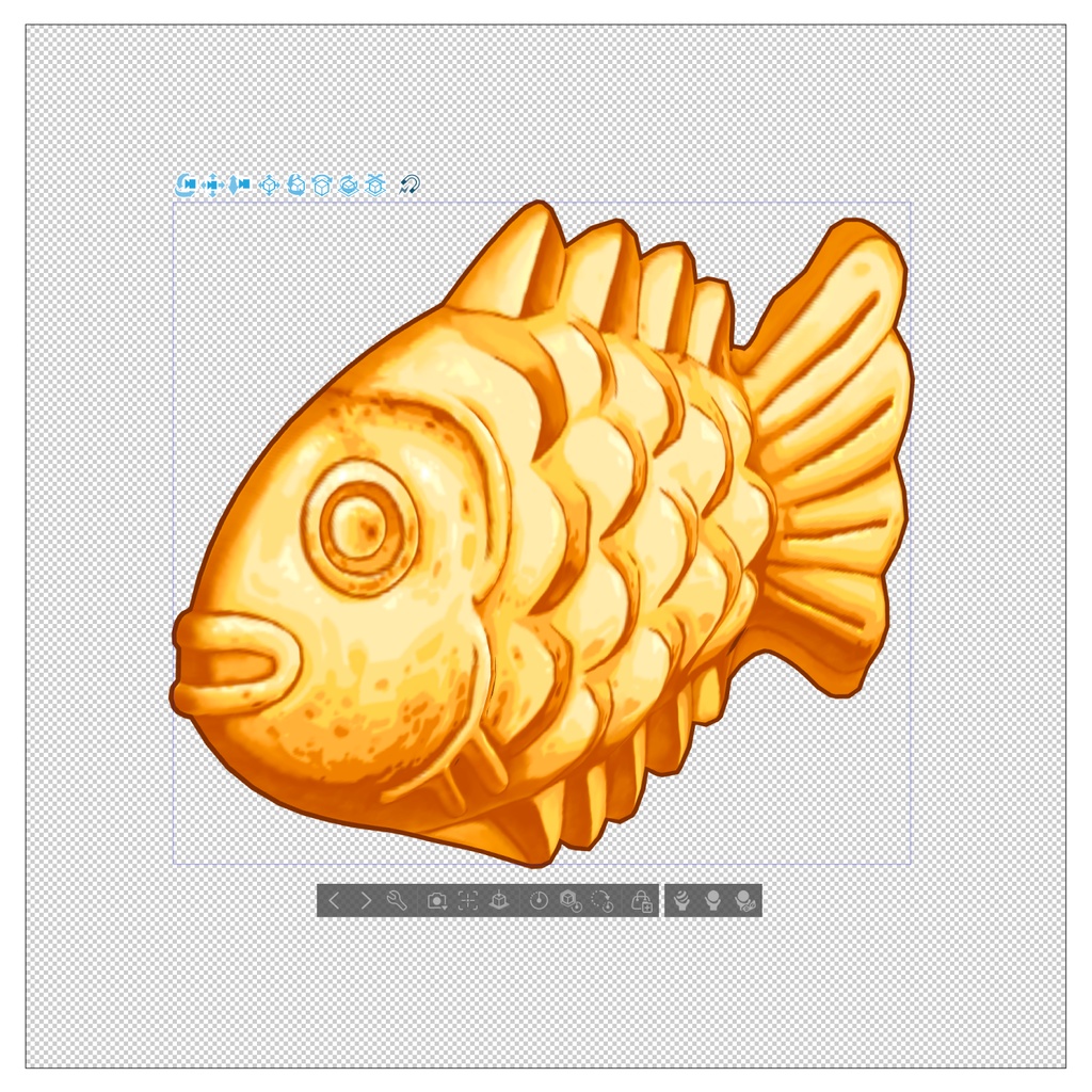 3Dプンオパン素材 | Bungeoppang 3D Prop
