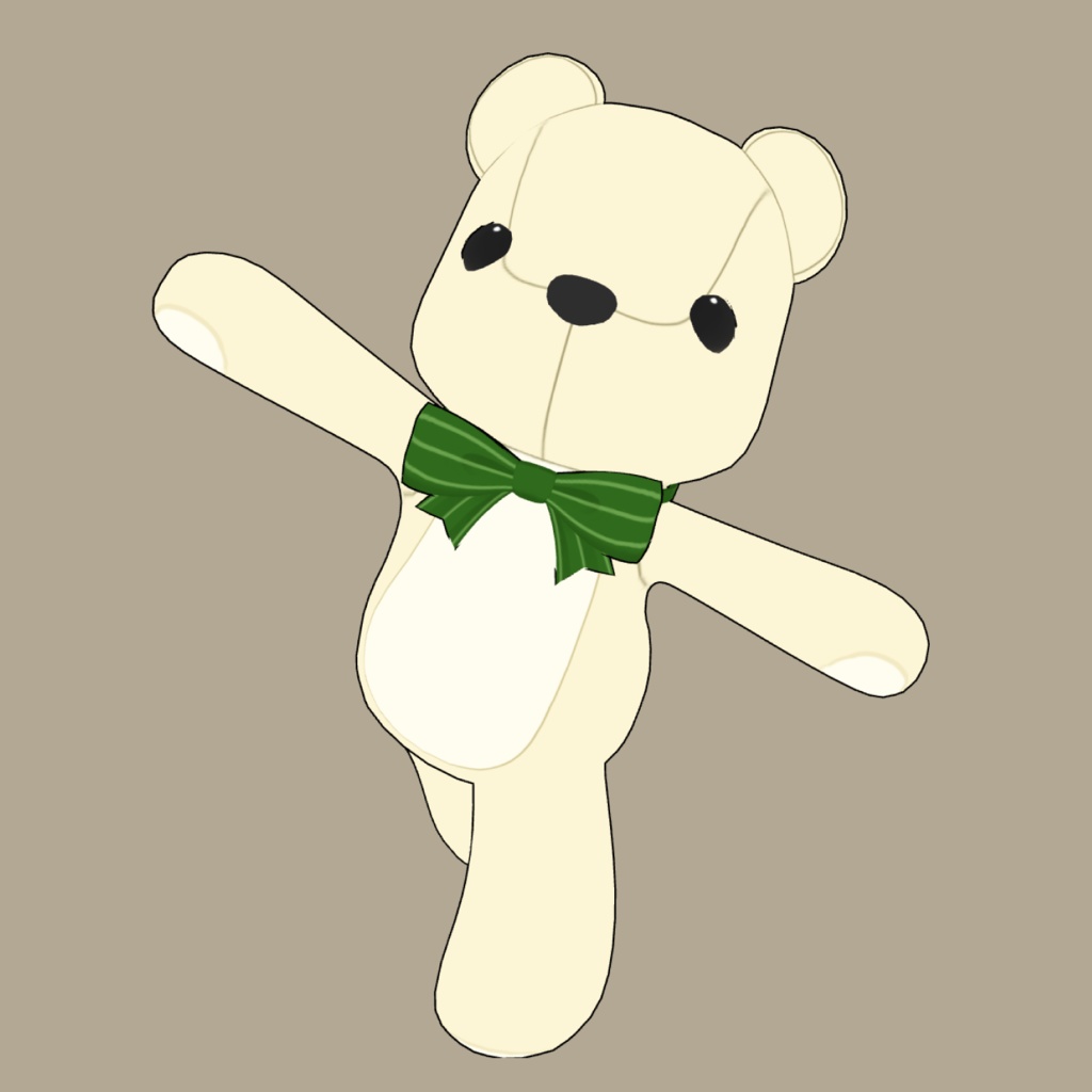 くまのぬいぐるみ3D素材 | Teddy Bear 3D Props