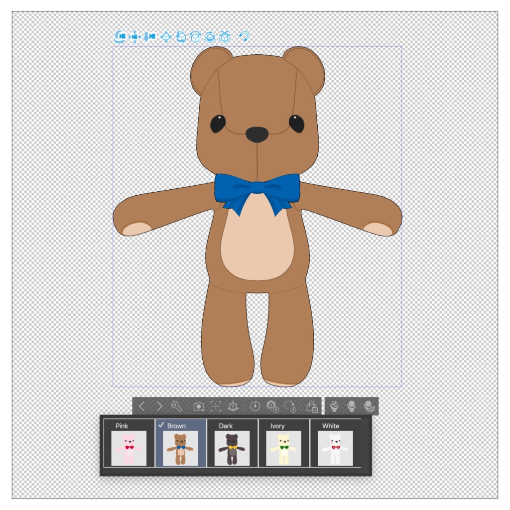 くまのぬいぐるみ3D素材 | Teddy Bear 3D Props