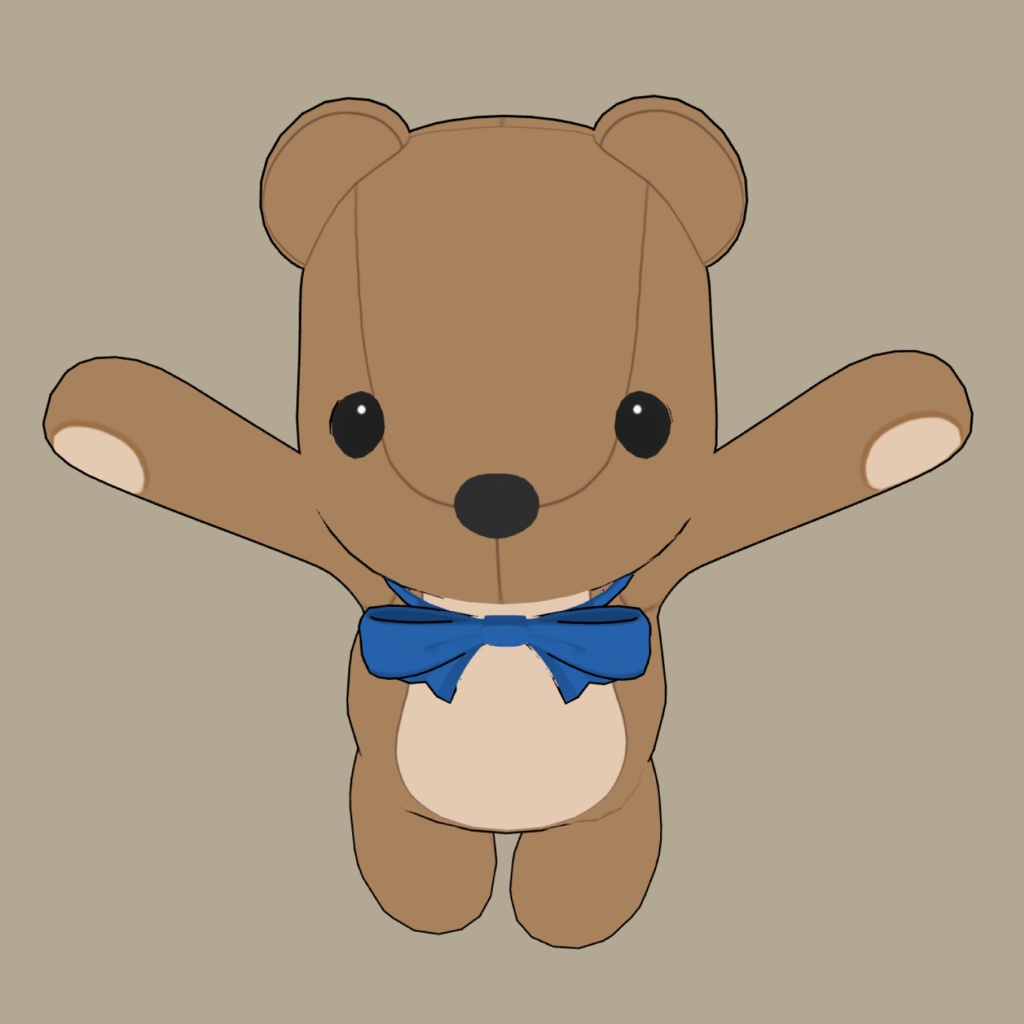 くまのぬいぐるみ3D素材 | Teddy Bear 3D Props
