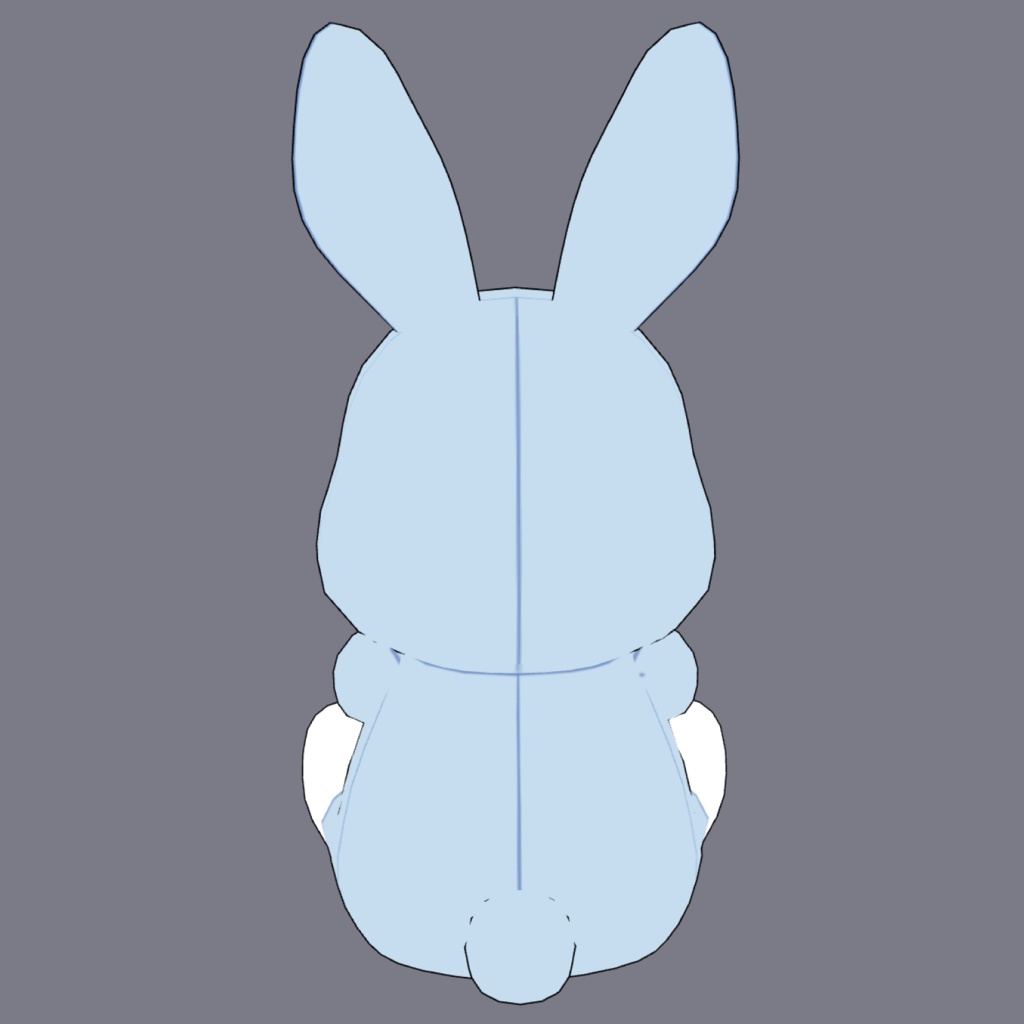 うさぎのぬいぐるみ3D素材 | Bunny Plush 3D Props