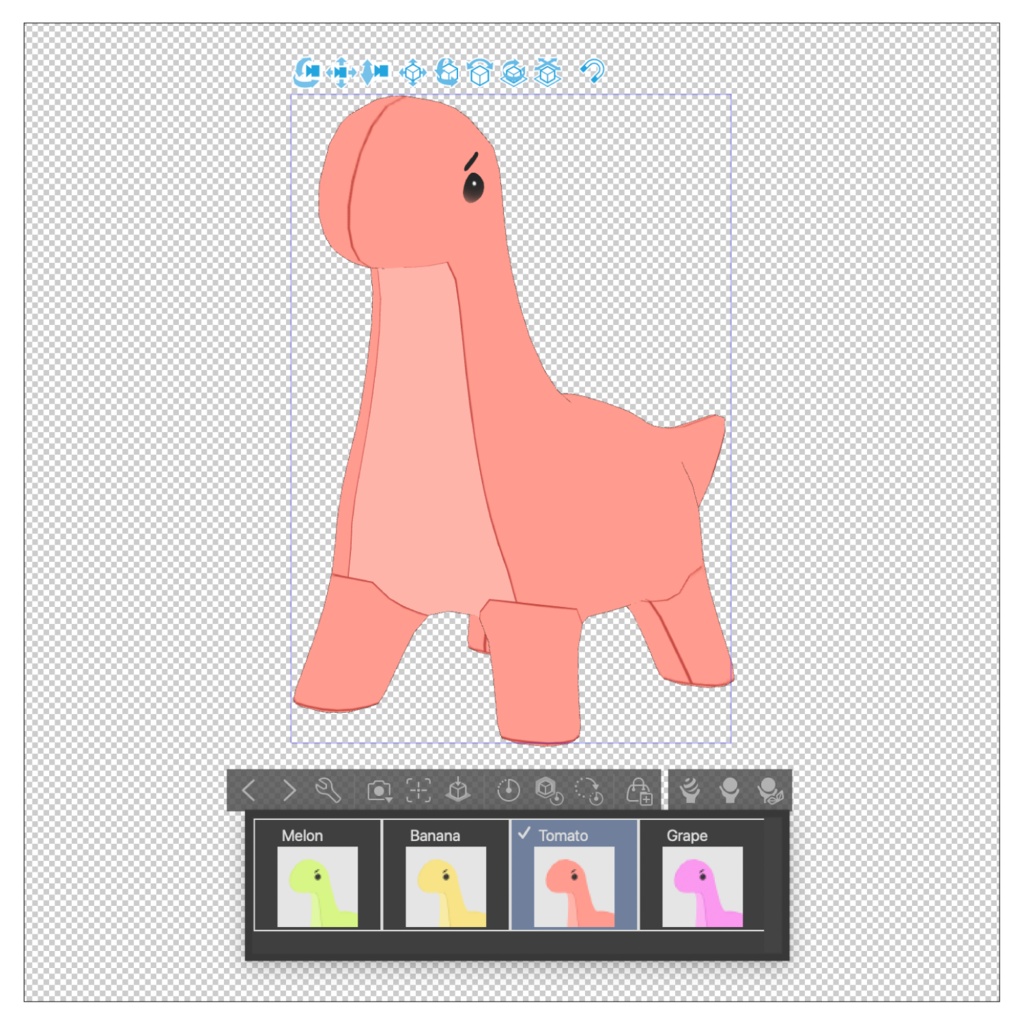 恐竜のぬいぐるみ3D素材 | Dinosaur Plush 3D Props