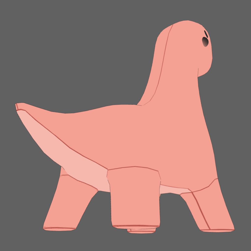 恐竜のぬいぐるみ3D素材 | Dinosaur Plush 3D Props
