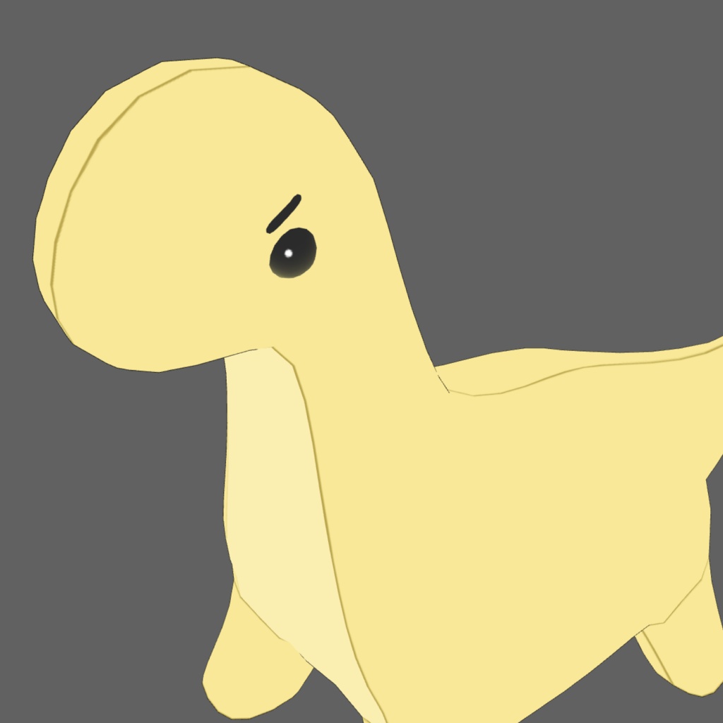 恐竜のぬいぐるみ3D素材 | Dinosaur Plush 3D Props