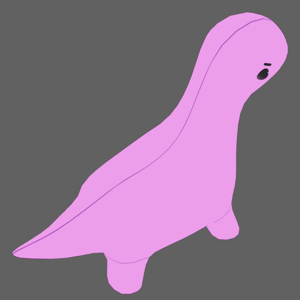 恐竜のぬいぐるみ3D素材 | Dinosaur Plush 3D Props